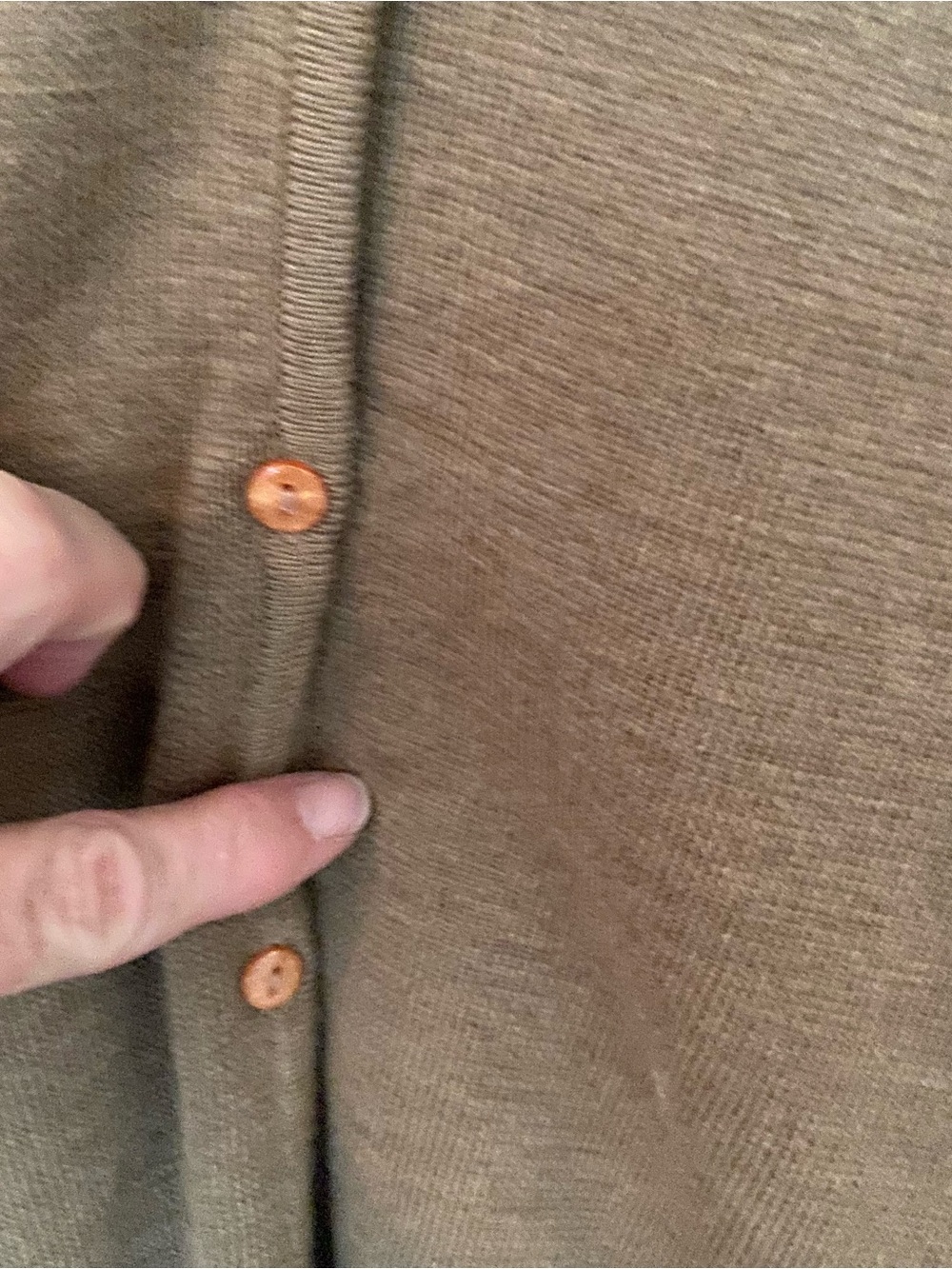Pendleton Women’s Brown V-Neck Button Front Cardigan - Picture 4 of 8
